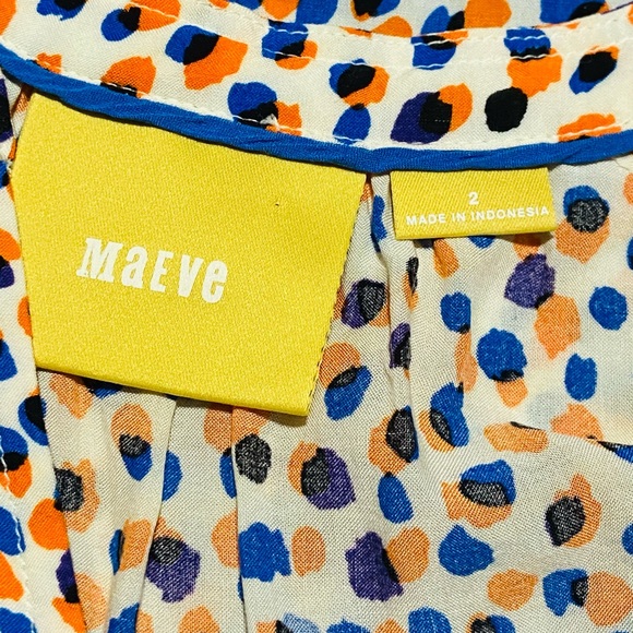 Anthropologie Maeve Enna Swing Split Neck Tank - Picture 4 of 6